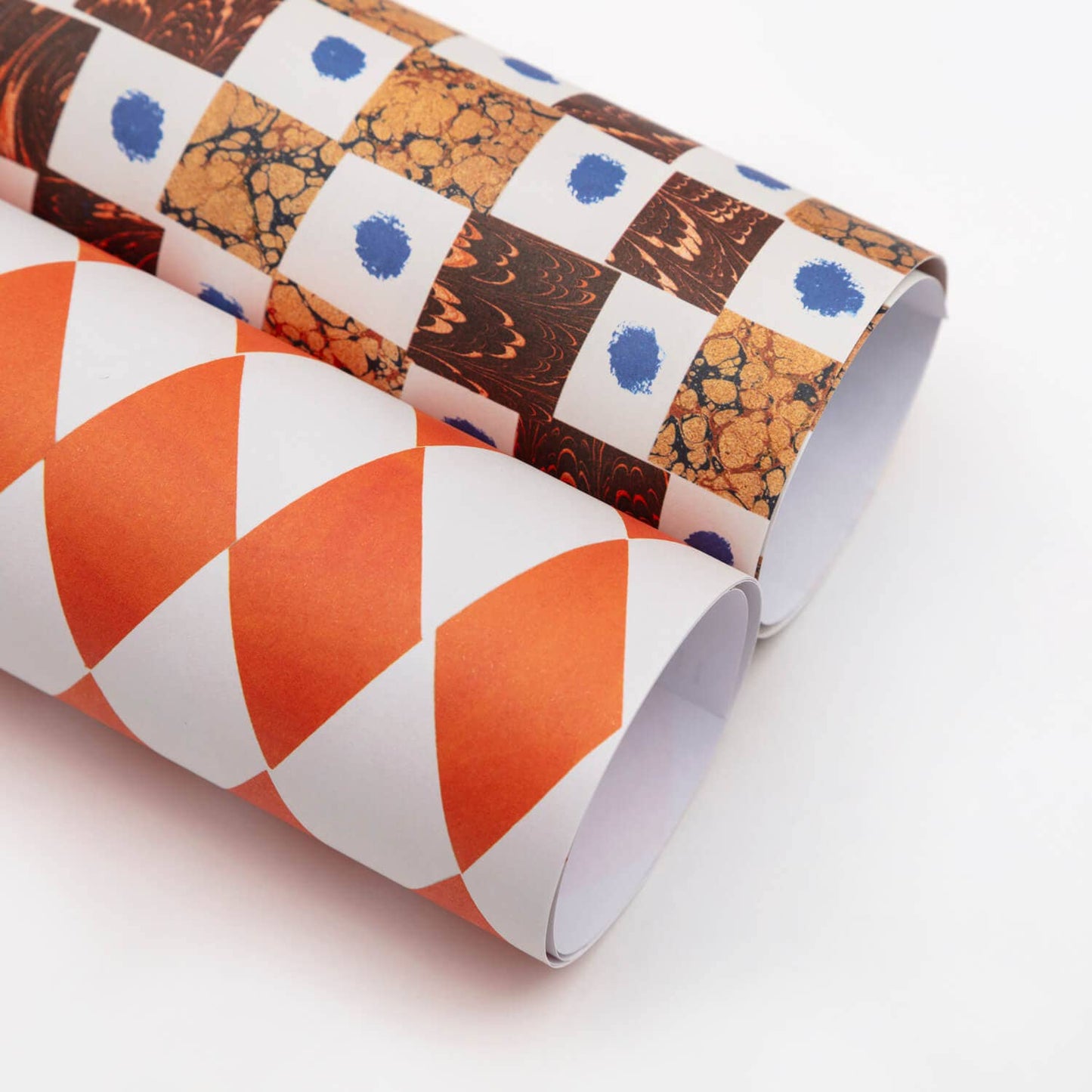 Hadley - Orangefarbene Diamant-Geschenkverpackung