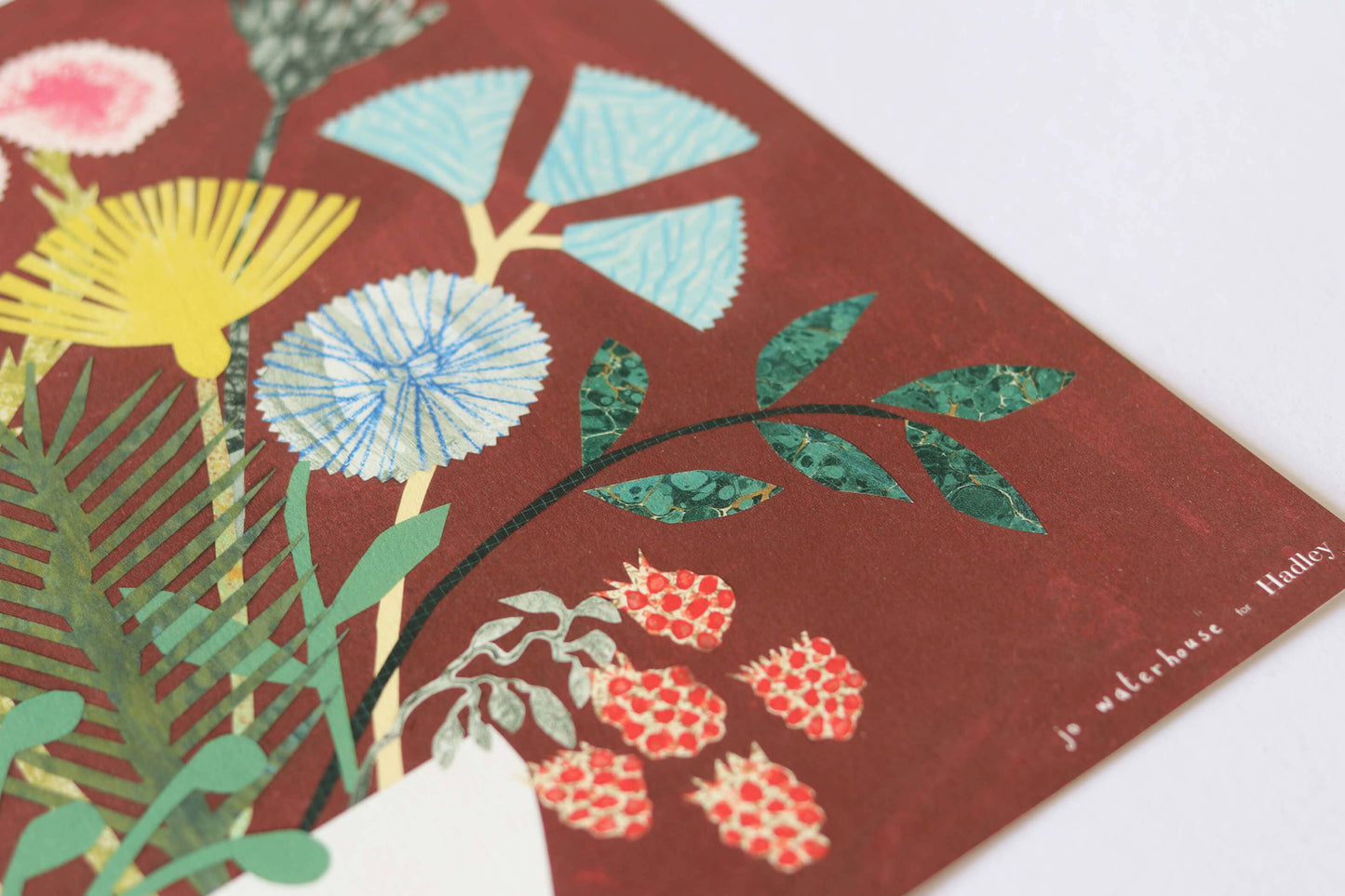 Hadley - Burgunderstrauß-Druck