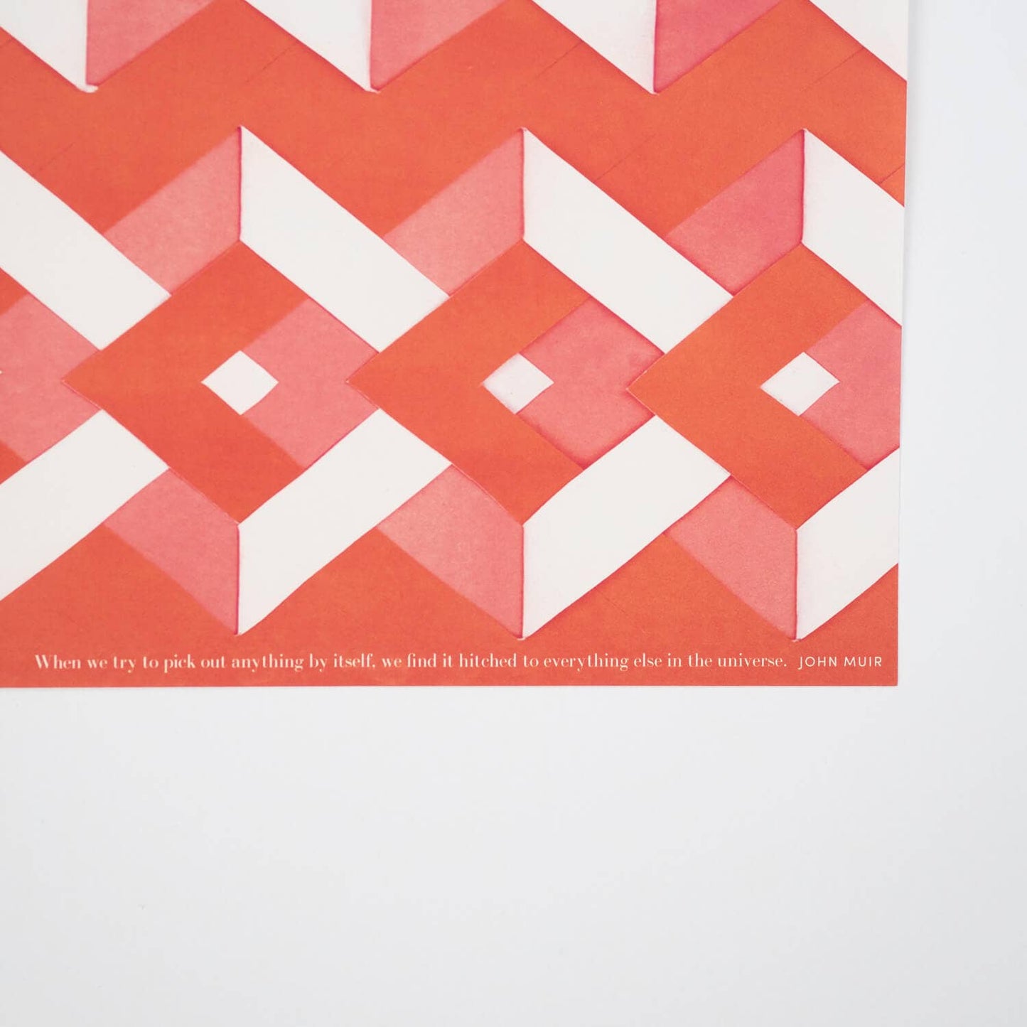 Hadley - Rotes gefaltetes Papier-Geschenkpapier