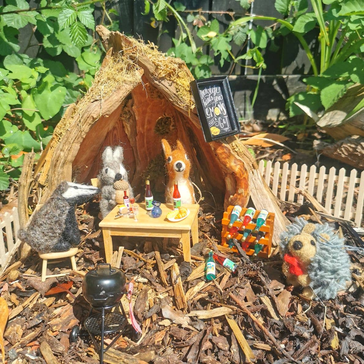 Felt So Good - Handgemachte Filz Eric das Eichhörnchen hängende Filz Dekoration