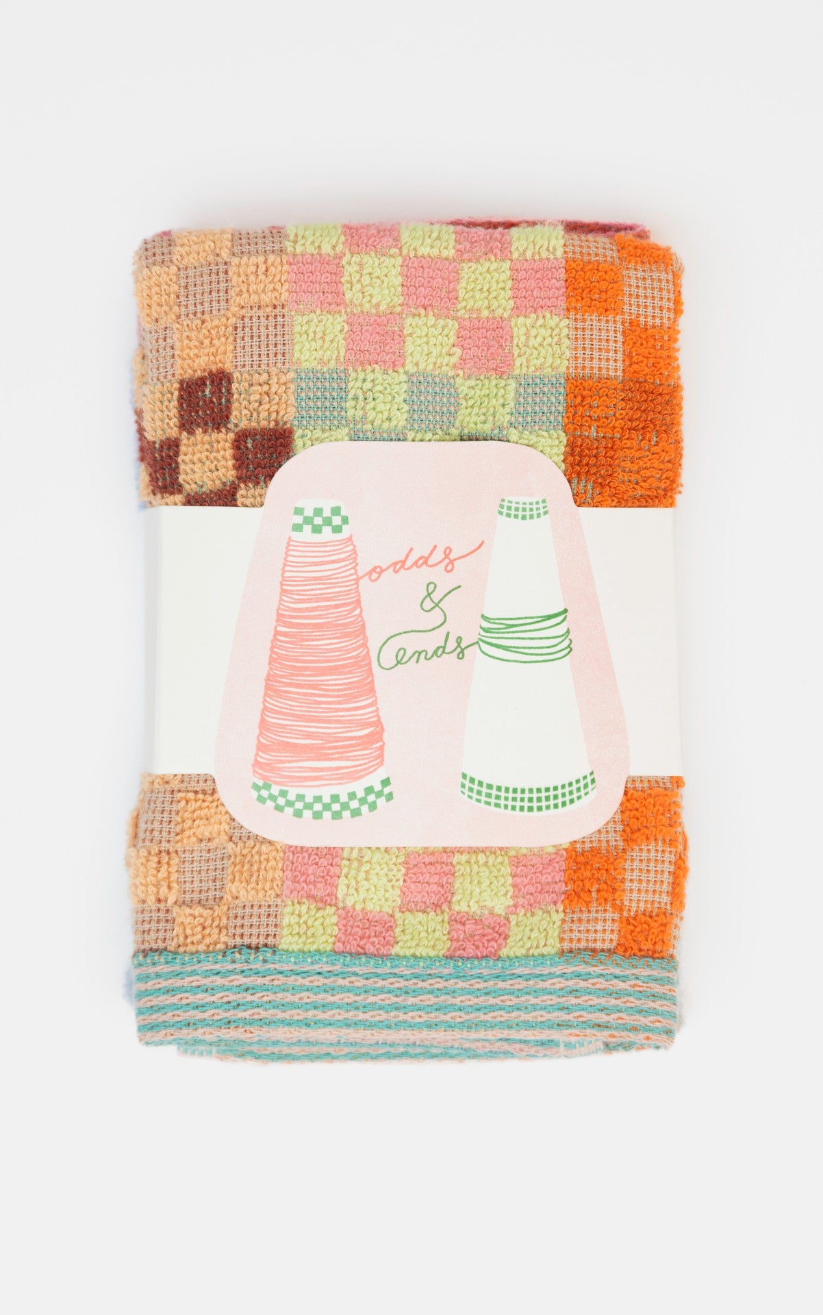 foekje fleur Multi Cloth Duo "#78 checkered check"