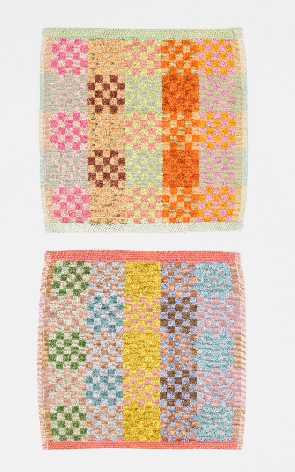 foekje fleur Multi Cloth Duo "#78 checkered check"
