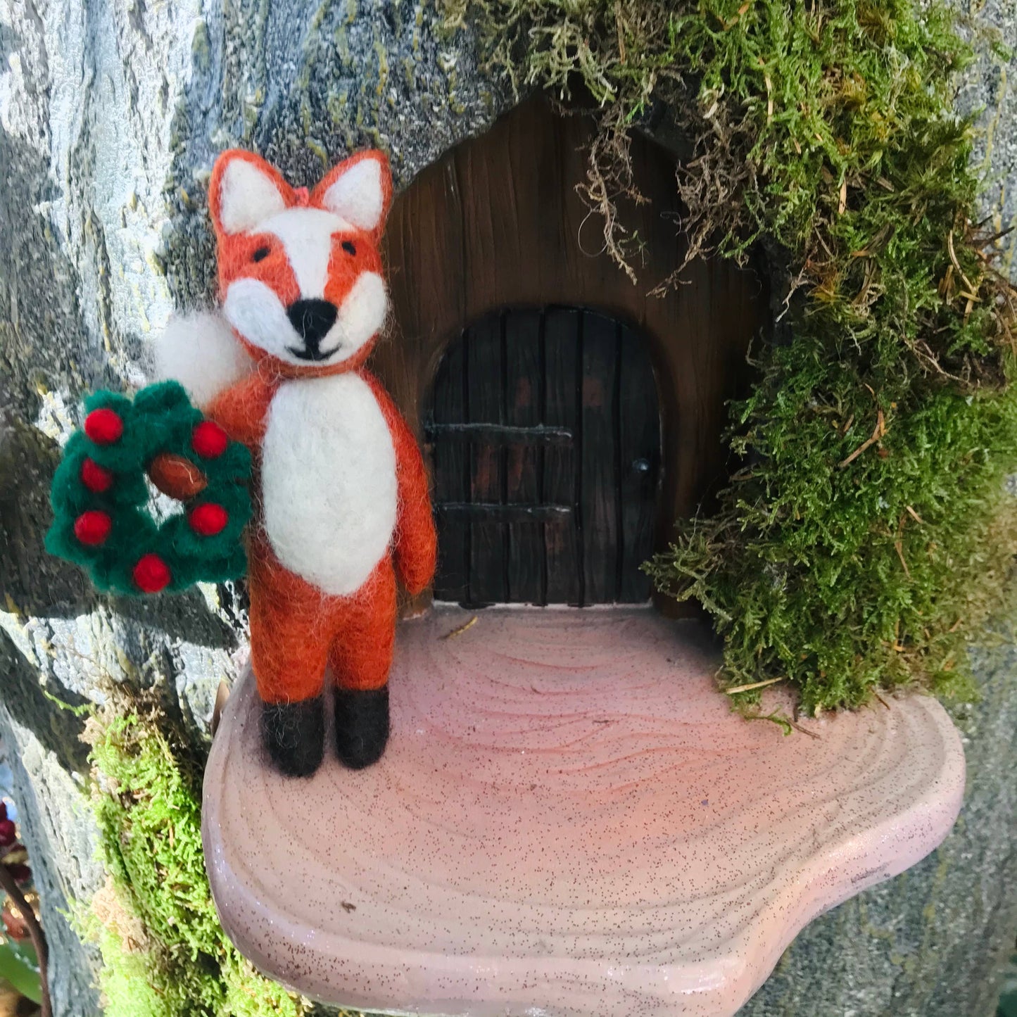 Felt So Good - Handgefertigte Filz-Weihnachtsdekoration Festlicher Fuchs Finley