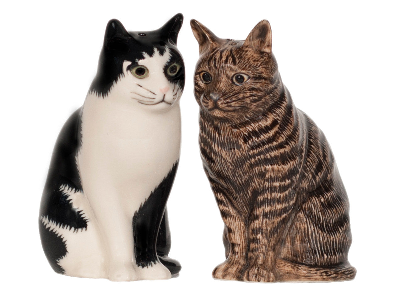 Quail Keramik Katzen Salz & Pfefferstreuer (Barney & Clementine)