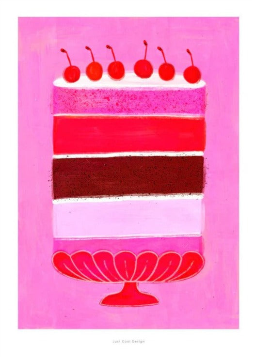 Poster JCD: Cherry cake