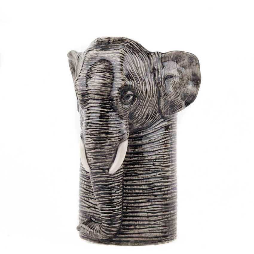 Quail Keramik Elefant Utensilientopf