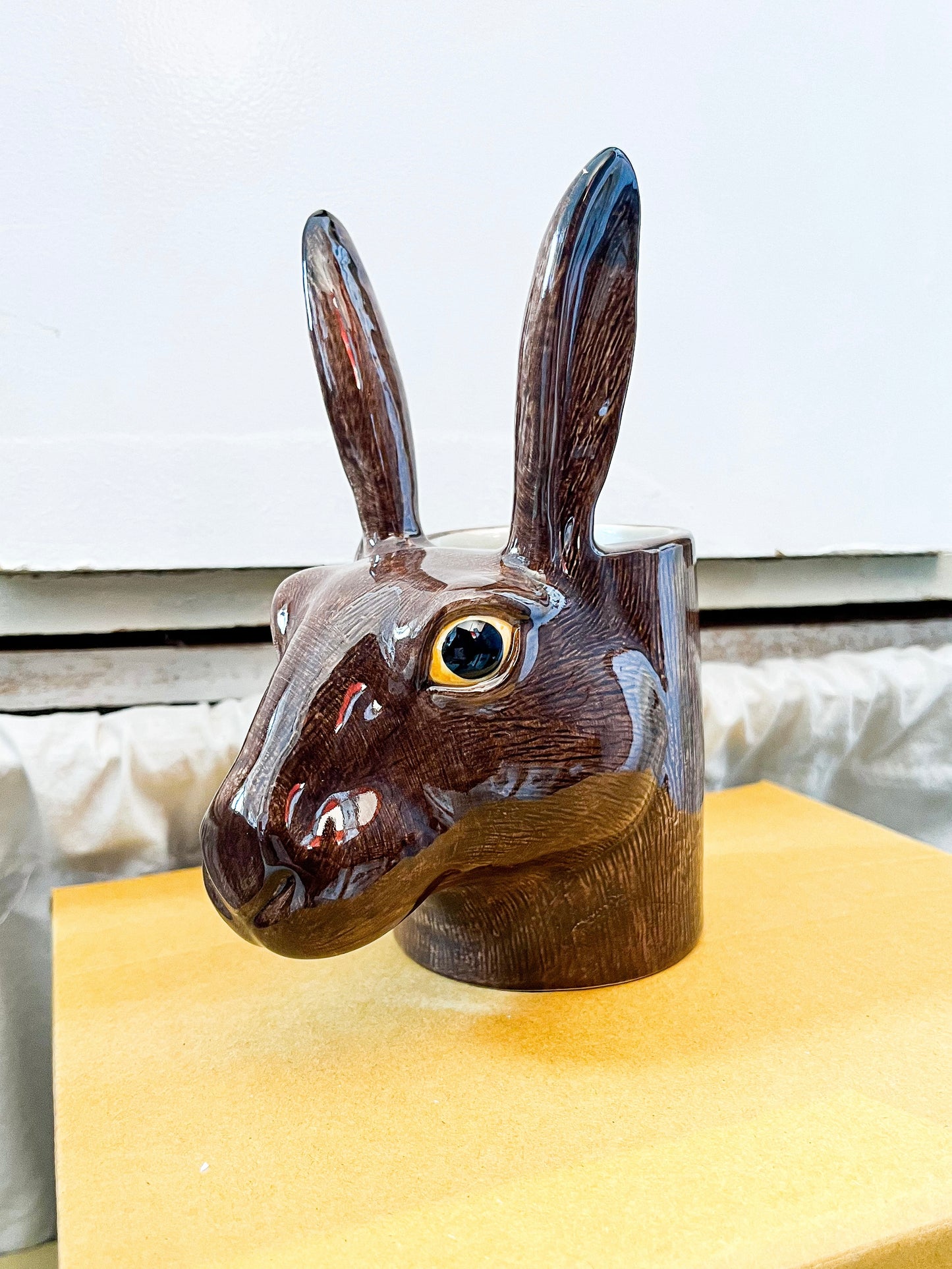 Quail Keramik Hase Stiftebecher