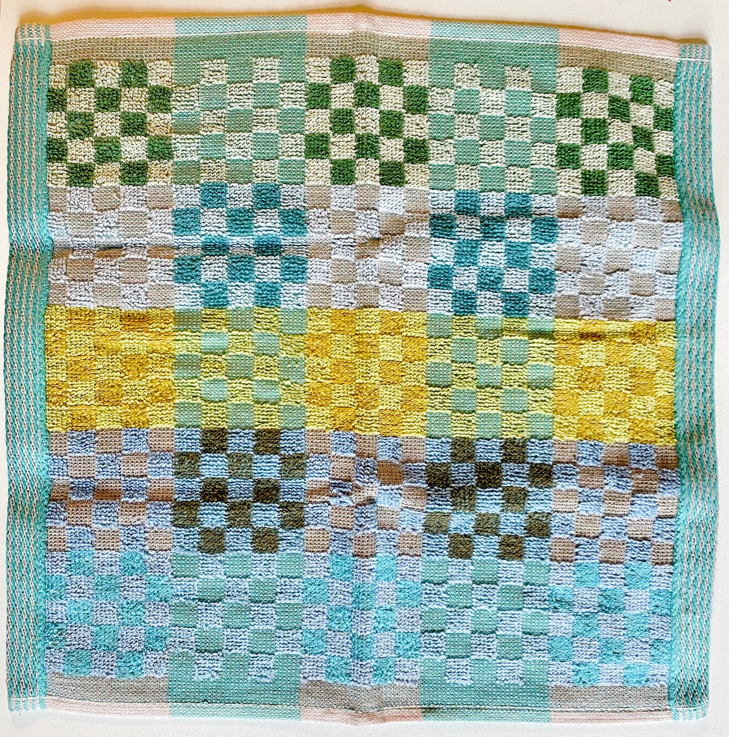 foekje fleur Multi Cloth Duo "#78 checkered check"