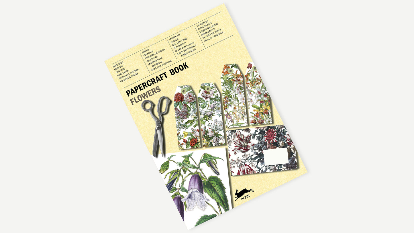 Pep. Papercraft Book Flowers