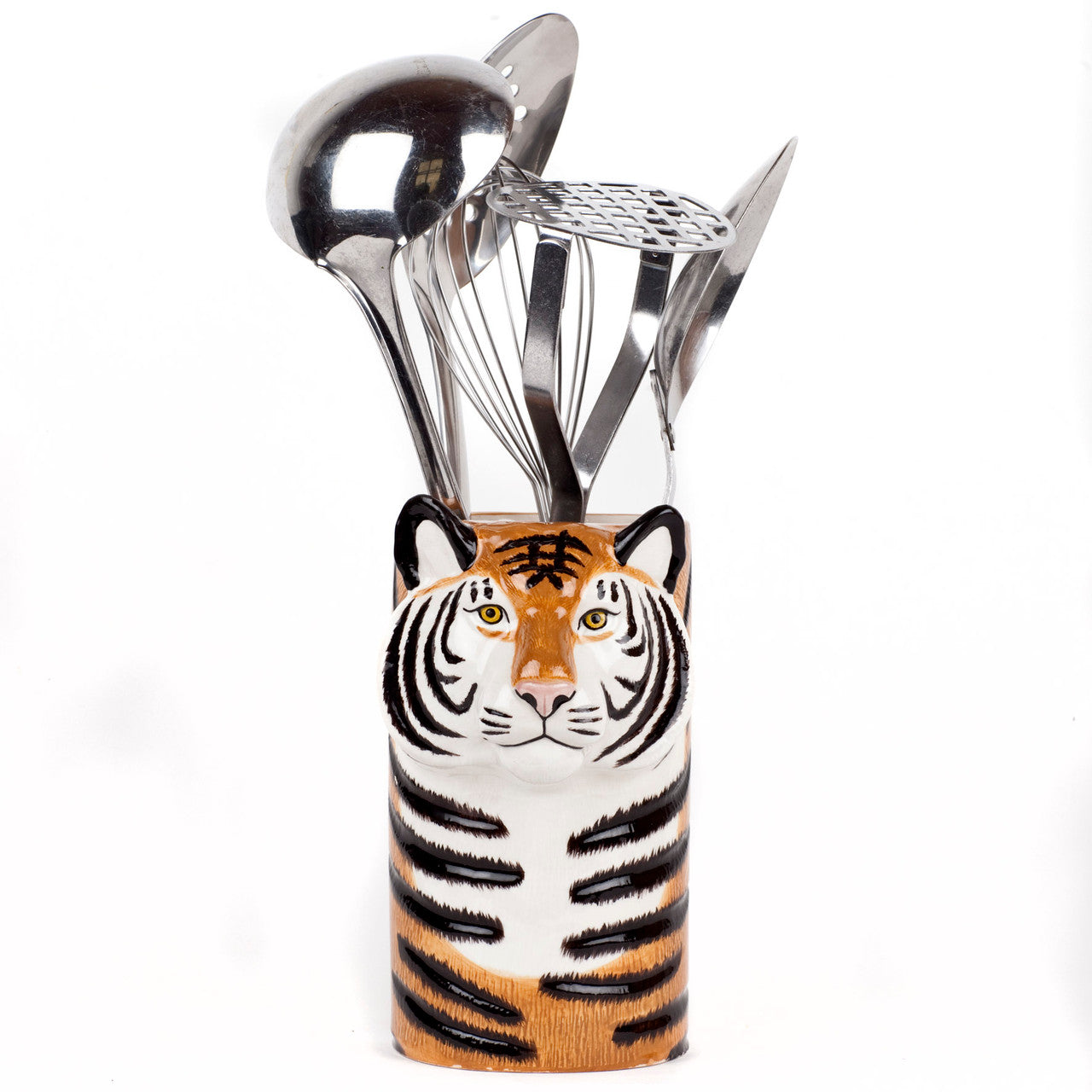 Quail Keramik Tiger Utensilientopf