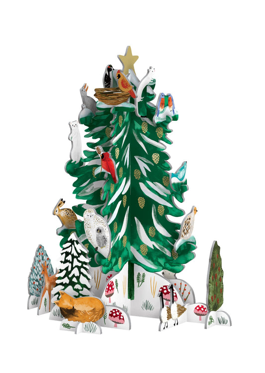 Adventskalender 3D Pop & Slot "Christmas Conifer"
