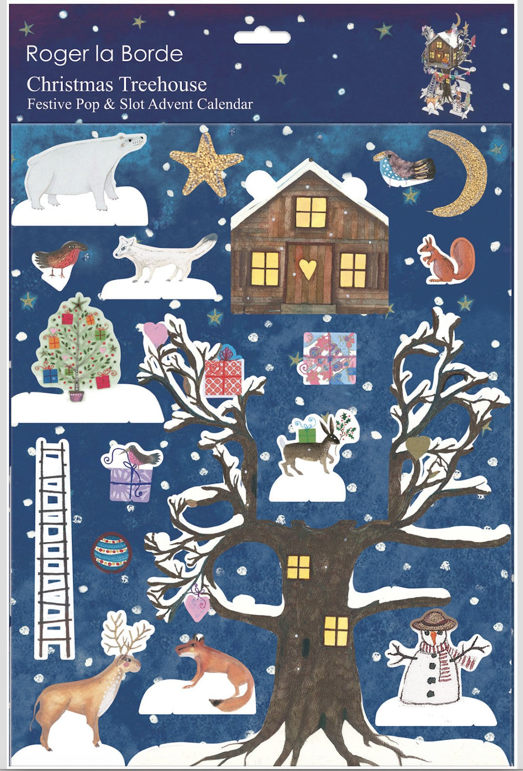 Adventskalender 3D Pop & Slot "Weihnachtsbaumhaus"