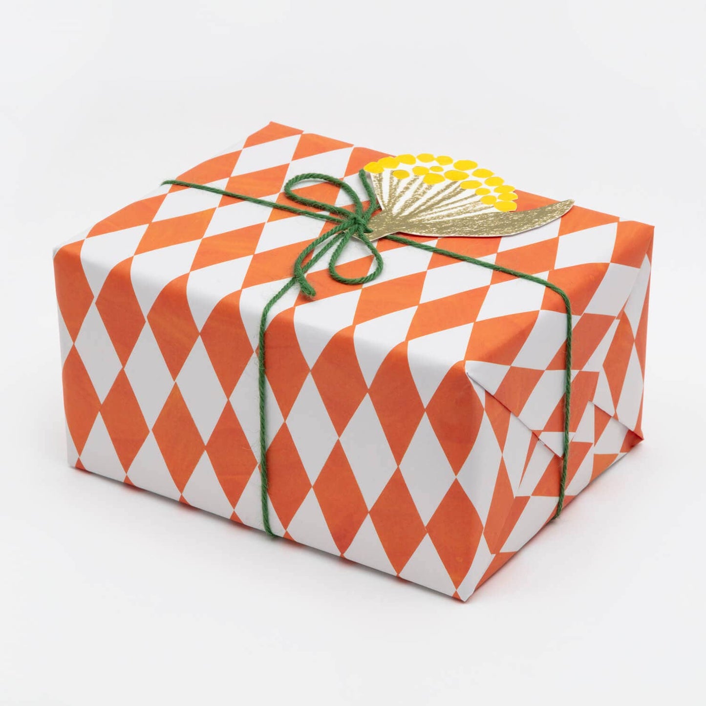 Hadley - Orangefarbene Diamant-Geschenkverpackung