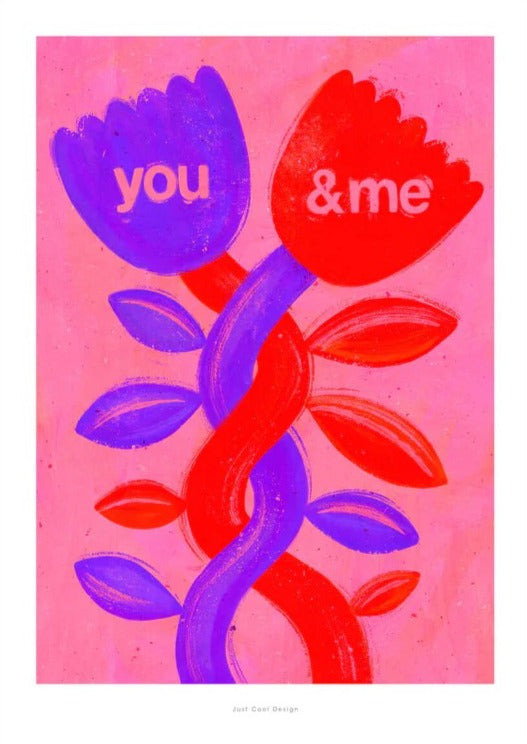 Poster klein JCD: you & me