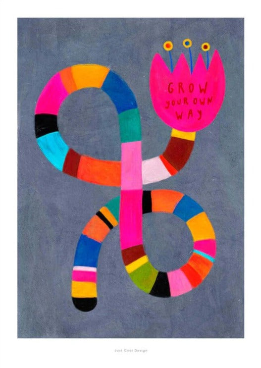 Poster klein JCD: Grow your own way