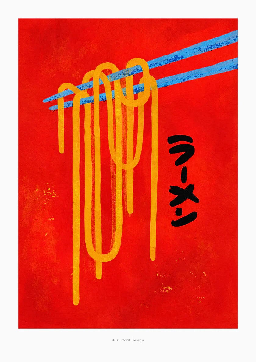 Poster JCD: Japanese Ramen noodles