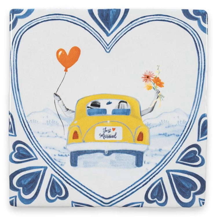 storytiles "Just married, off we go!"