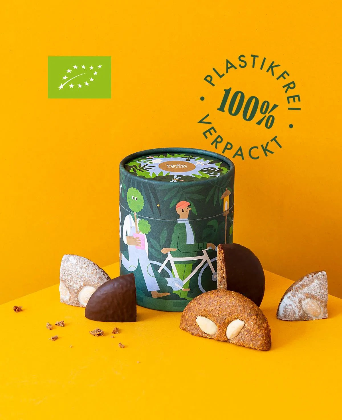 Lebkuchendose Pfeffer & Frost grün