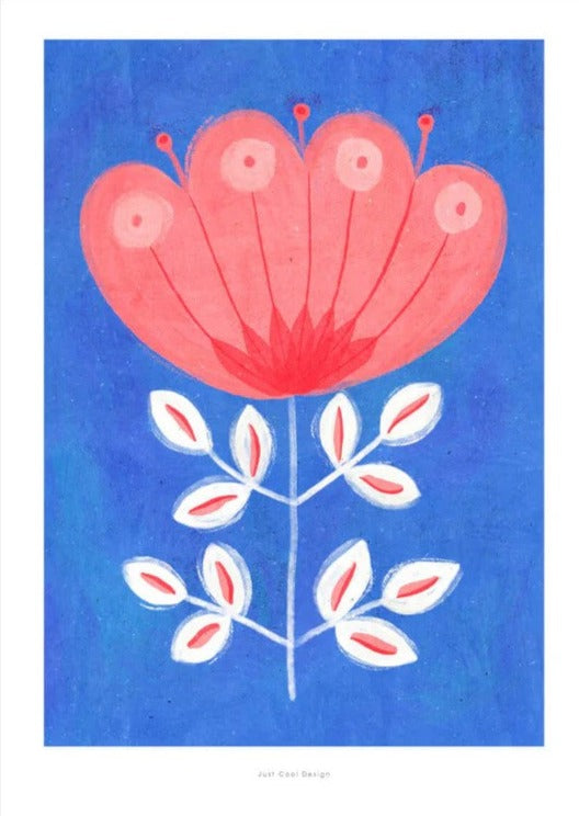 Poster JCD: Pink flower