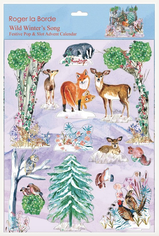 Adventskalender 3D Pop & Slot "Wild Winters Song"