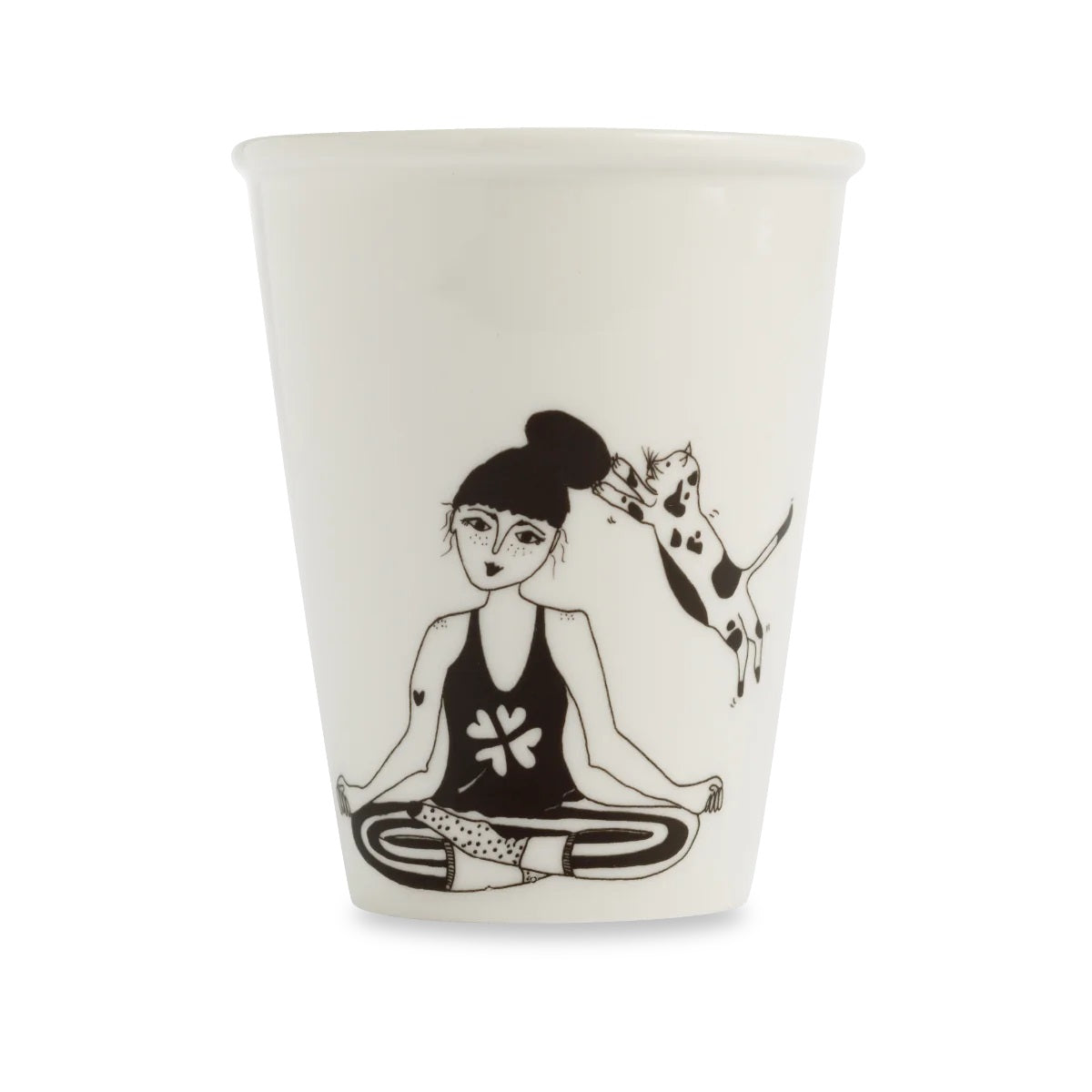 Helen B Cup Zen with cat