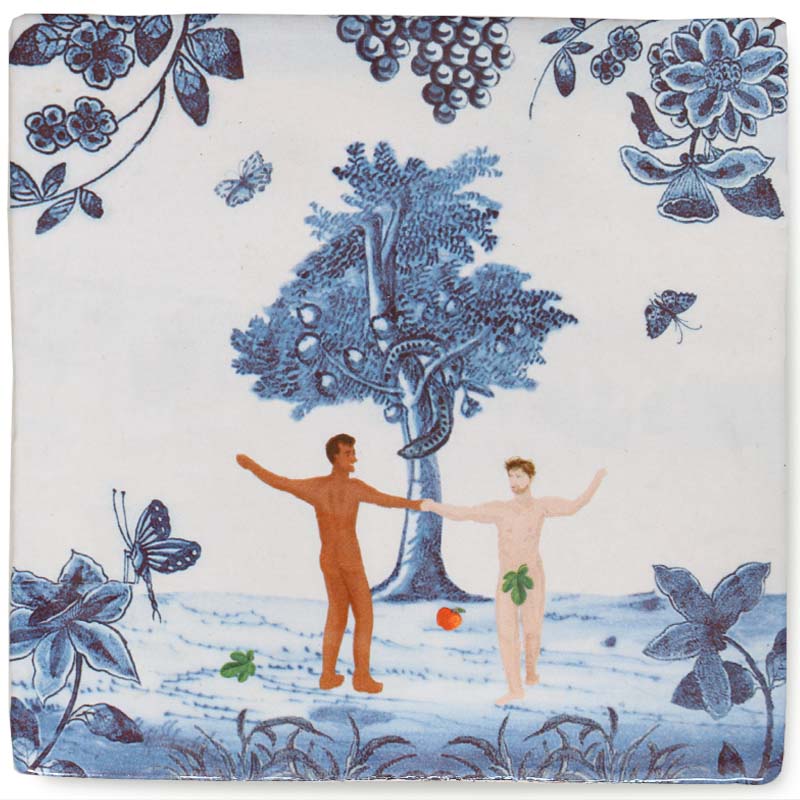 storytiles "Adam & Adam in the garden of Eden"