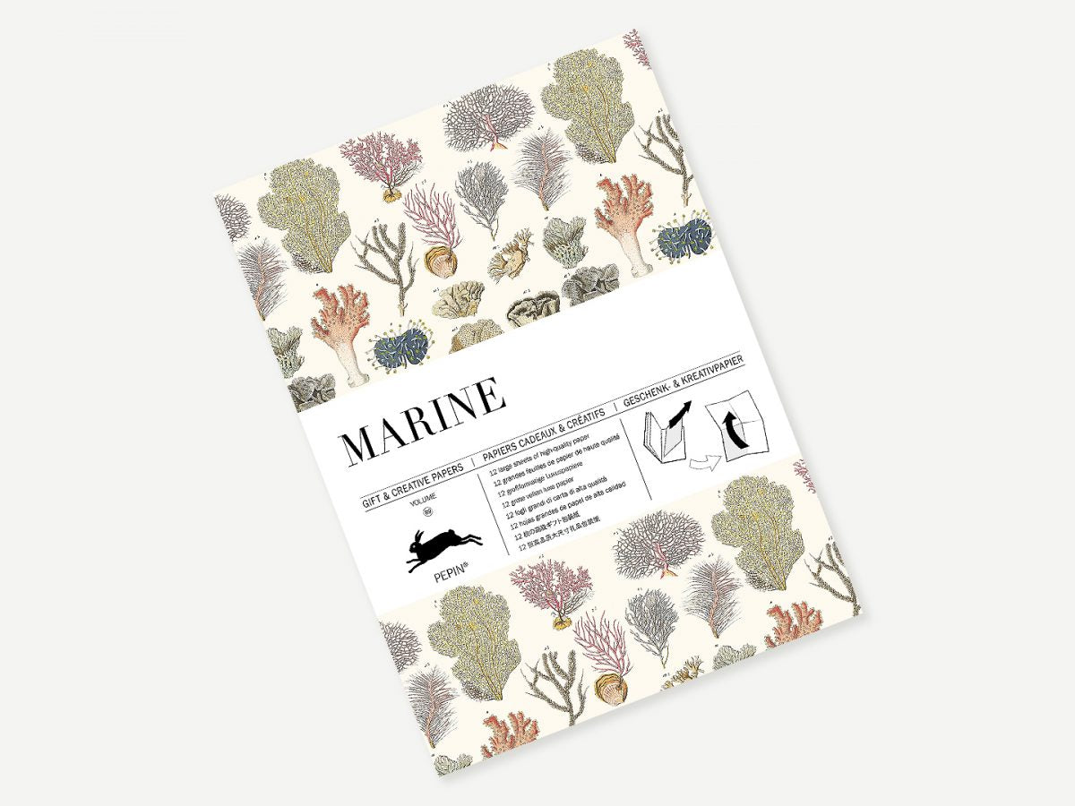 Pep. Papier Marine /Meer-Motive