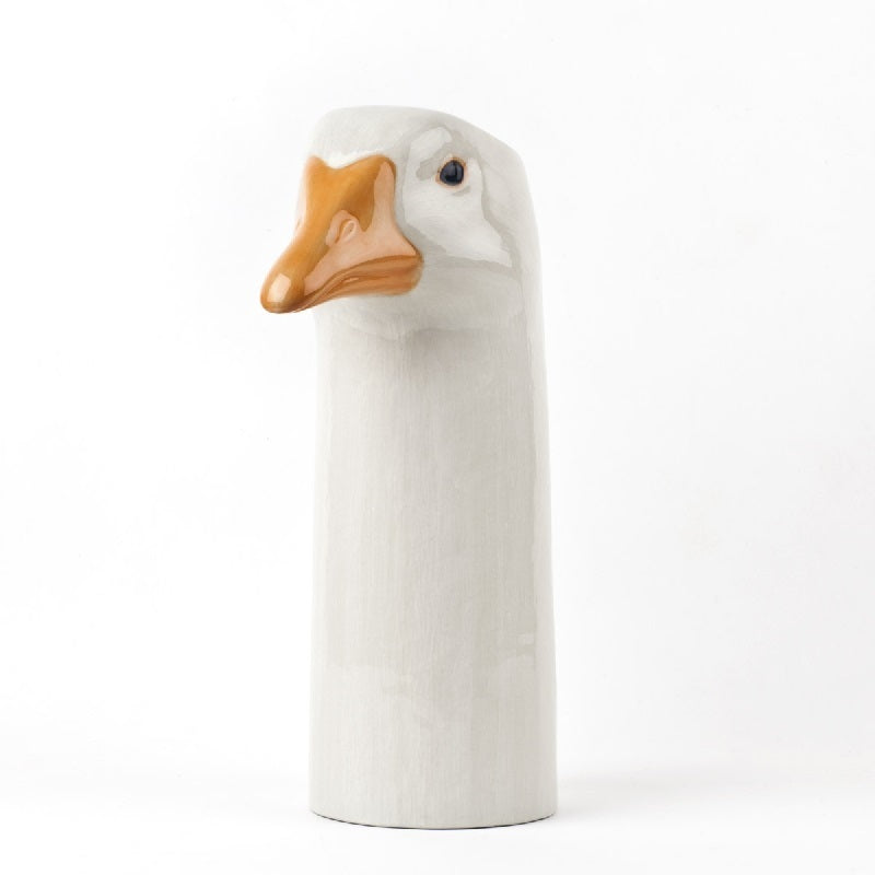 Quail Keramik Gans Vase groß
