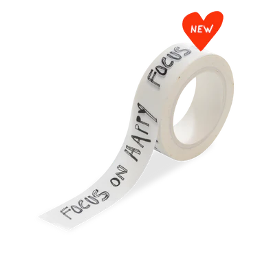 Helen B Tape Focus on happy