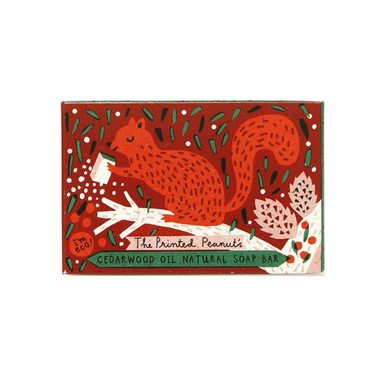 The Printed Peanut Homeware & Stationery - Naturseife Riegel aus Zedernholz