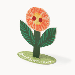 Hadley - Geburtstagskarte mit Blumenmotiv zum Aufstellen
