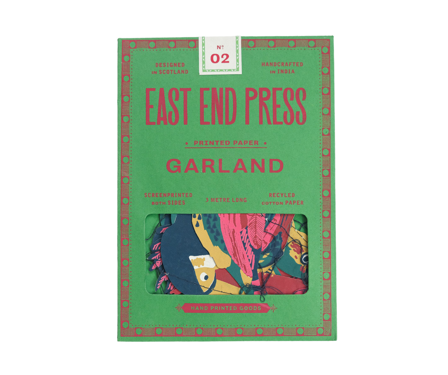 East End Press -  Klassische Girlande mit tropischen Vögeln