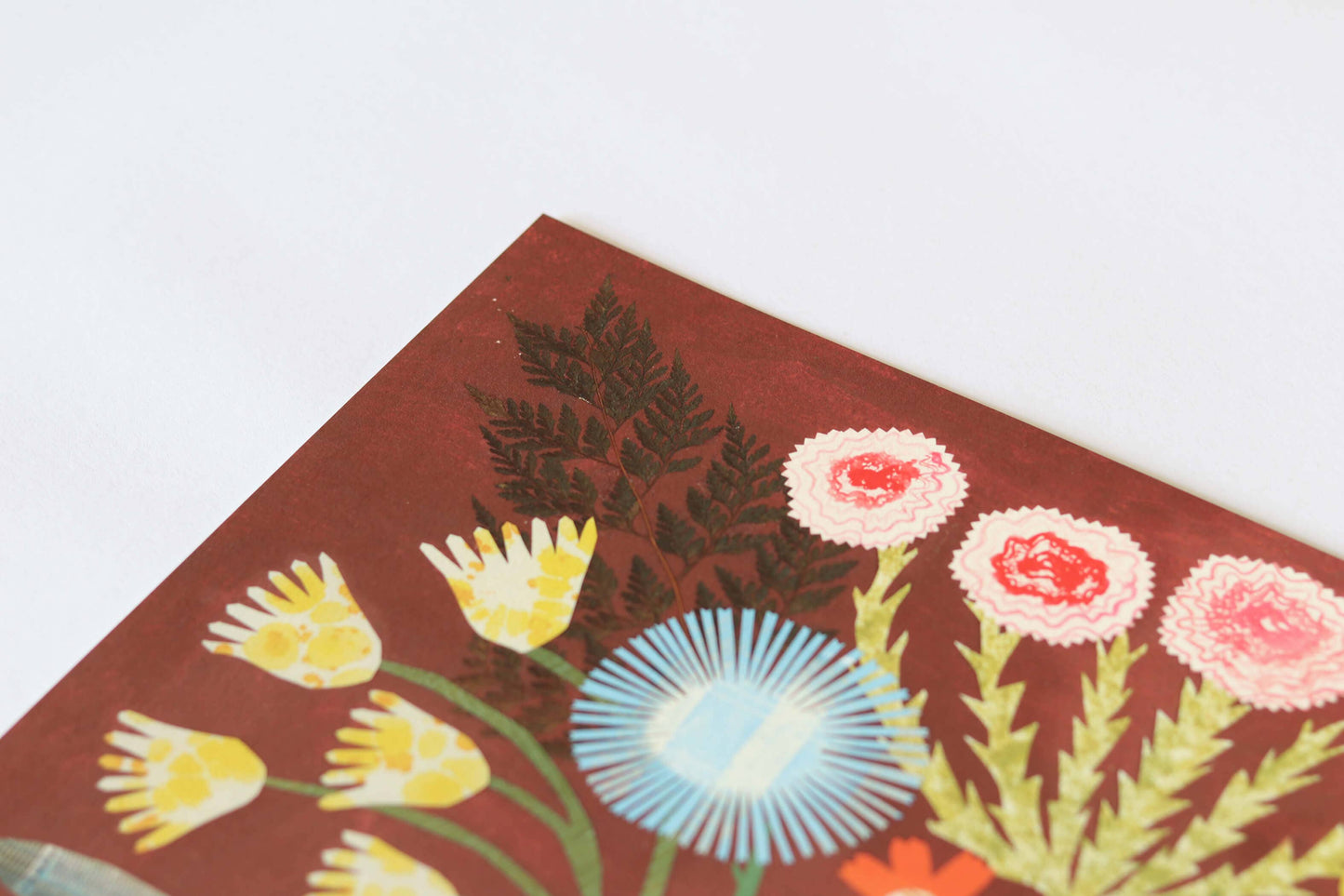 Hadley - Burgunderstrauß-Druck