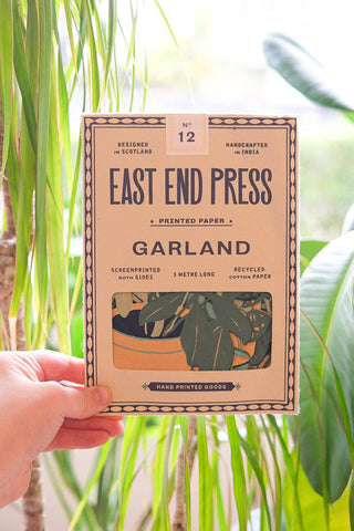 East End Press - Zimmerpflanzen Genähte Girlande