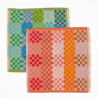 foekje fleur "#134 checkered check" Multi Cloth Duo