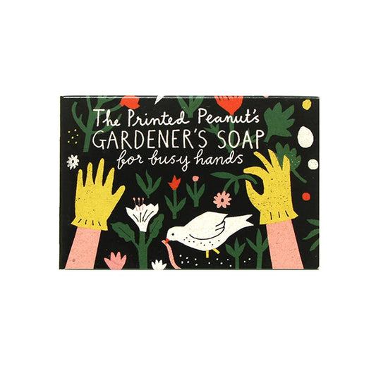 The Printed Peanut Homeware & Stationery - Gärtner's Minze & Mohnsamen Natürliche Handgemachte Seife.