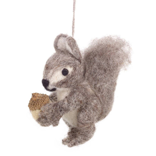 Felt So Good - Handgemachte Filz Eric das Eichhörnchen hängende Filz Dekoration