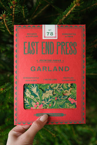 East End Press - Girlande Stechpalme und Efeu