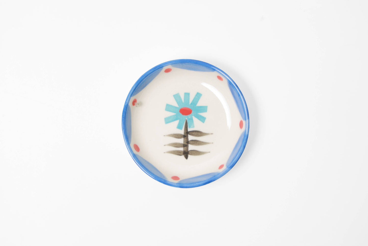 ChagoArt - Mini Schale blaue Blume