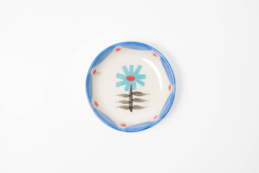 ChagoArt - Mini Schale blaue Blume