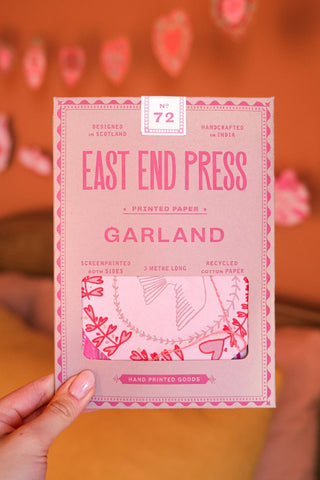East End Press - Love Birds genähte Girlande