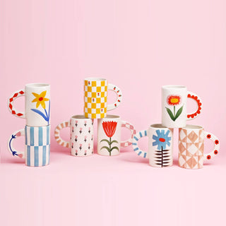 ChagoArt - Keramiktasse Sonnenblume