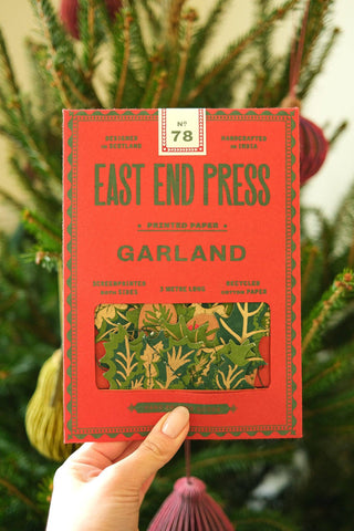 East End Press - Girlande Stechpalme und Efeu