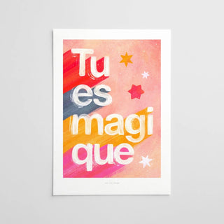 Poster JCD: Tu Es Magique A4