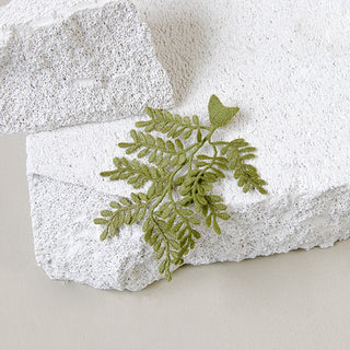 Botanopia - bestickte Brosche, Olivenbaumzweig