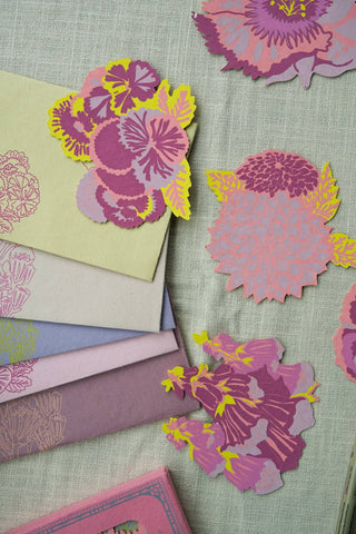 East End Press - Set mit floralen Notizkarten