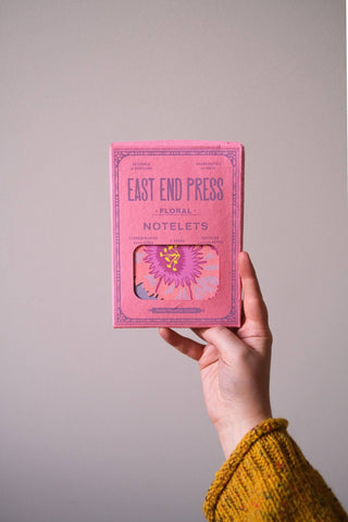 East End Press - Set mit floralen Notizkarten