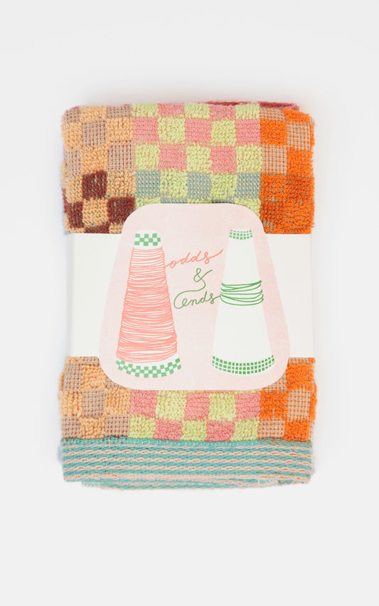 foekje fleur Multi Cloth Duo "#78 checkered check"