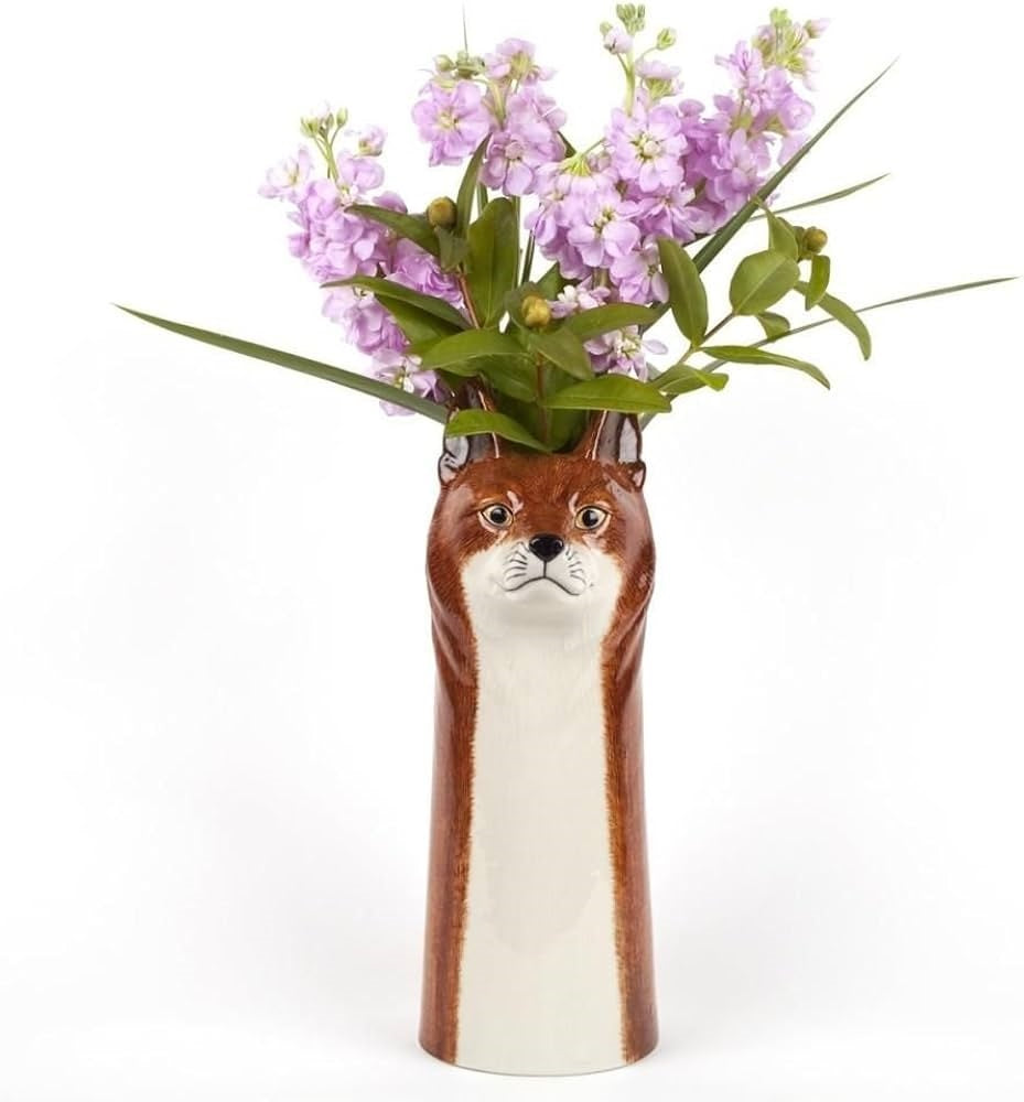 Quail Keramik Fuchs Vase