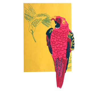 East End Press - Parrot Grußkarte